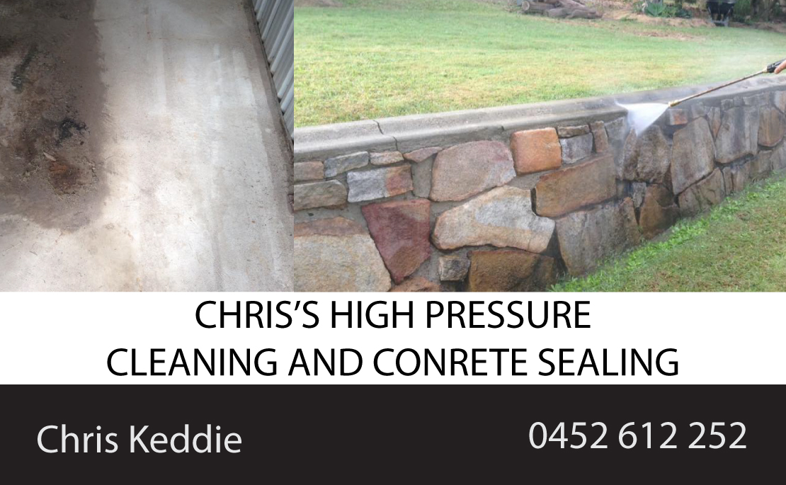 high pressure cleaning and concrete sealing